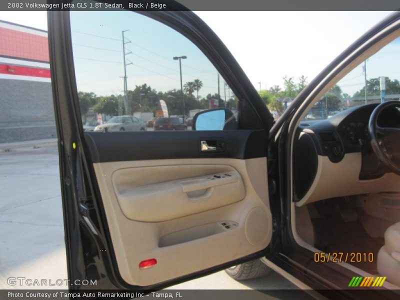 Black / Beige 2002 Volkswagen Jetta GLS 1.8T Sedan