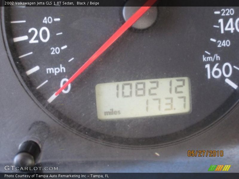 Black / Beige 2002 Volkswagen Jetta GLS 1.8T Sedan