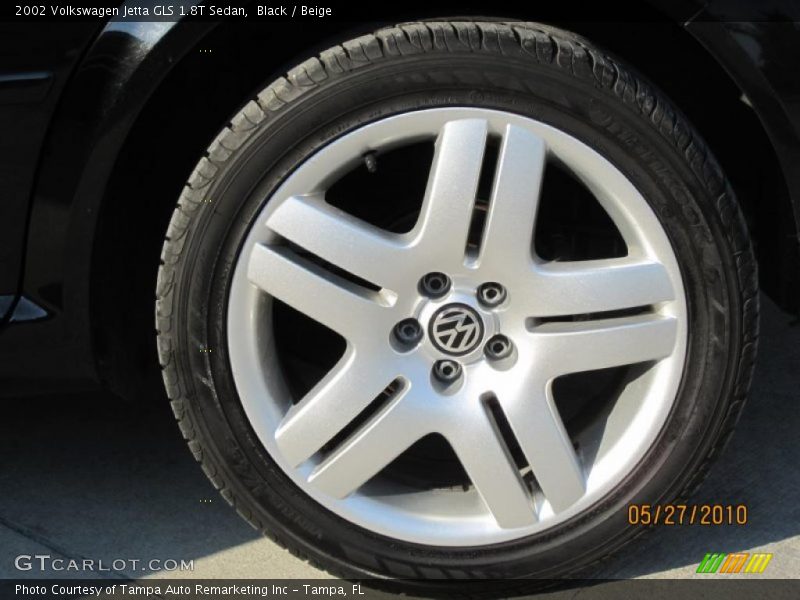 Black / Beige 2002 Volkswagen Jetta GLS 1.8T Sedan