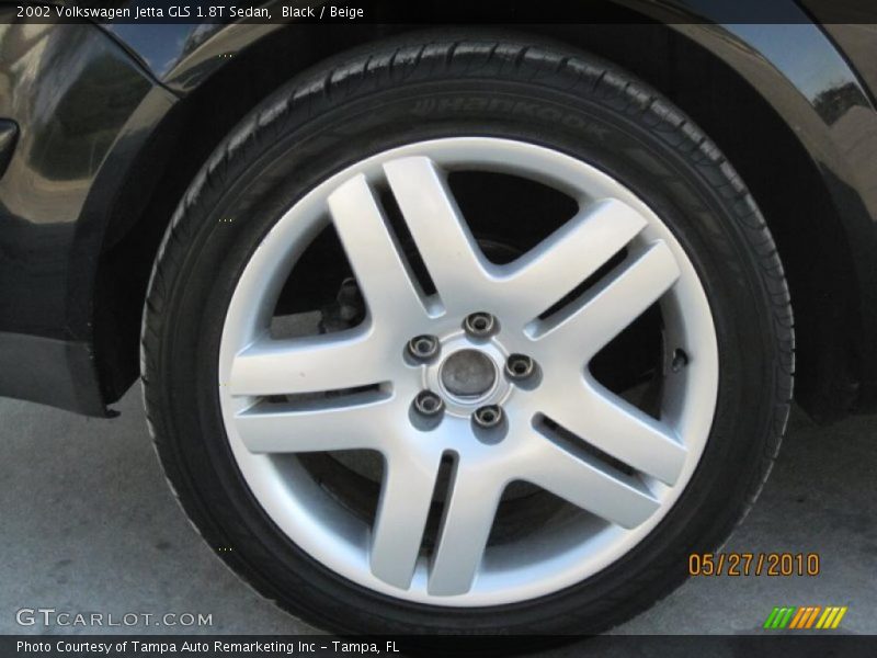 Black / Beige 2002 Volkswagen Jetta GLS 1.8T Sedan