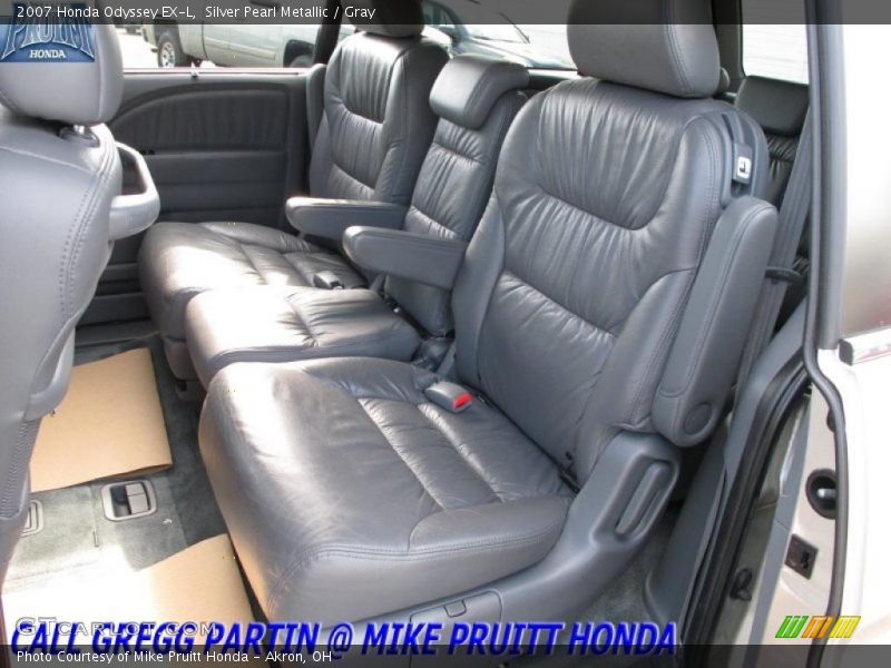 Silver Pearl Metallic / Gray 2007 Honda Odyssey EX-L