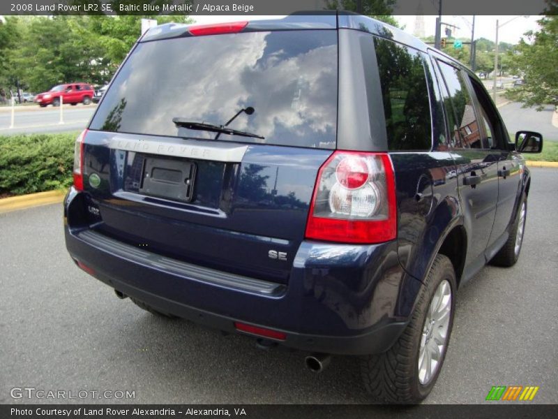Baltic Blue Metallic / Alpaca Beige 2008 Land Rover LR2 SE