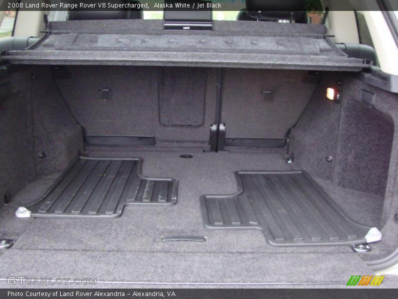 Alaska White / Jet Black 2008 Land Rover Range Rover V8 Supercharged