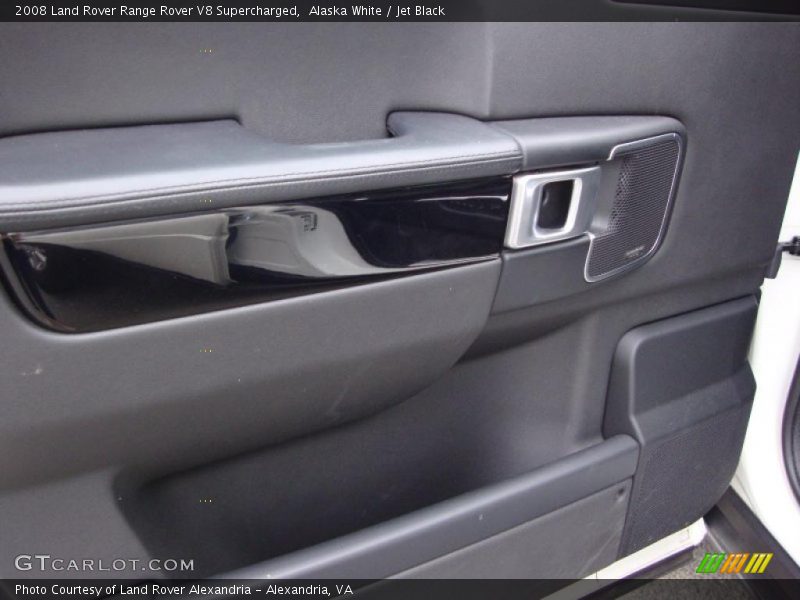 Alaska White / Jet Black 2008 Land Rover Range Rover V8 Supercharged