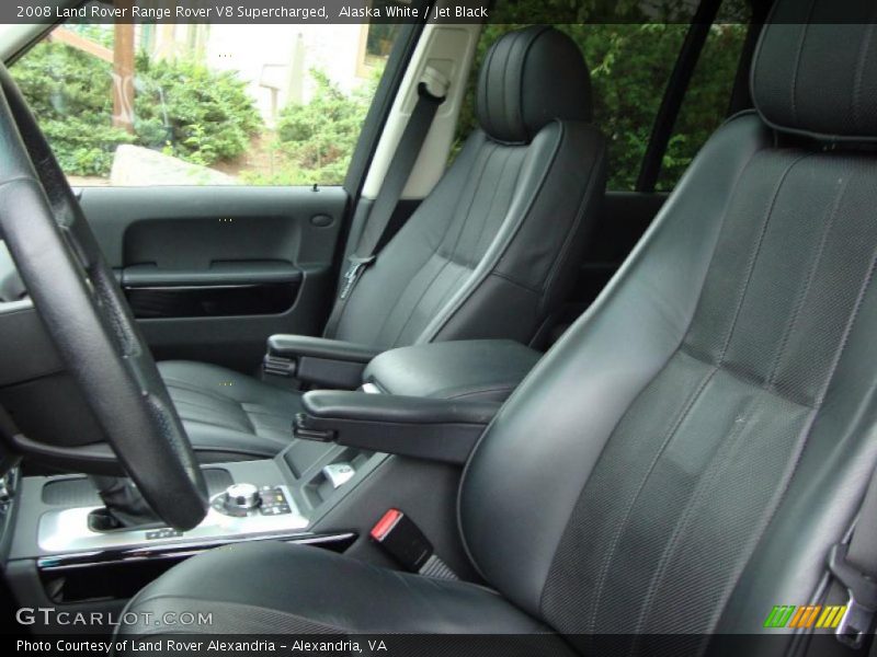 Alaska White / Jet Black 2008 Land Rover Range Rover V8 Supercharged