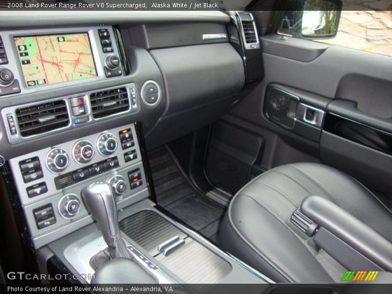 Alaska White / Jet Black 2008 Land Rover Range Rover V8 Supercharged