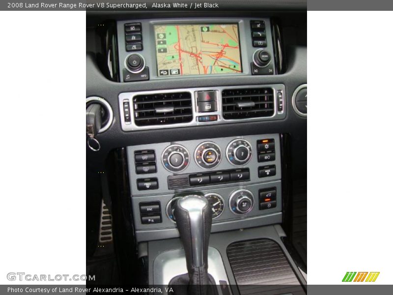 Alaska White / Jet Black 2008 Land Rover Range Rover V8 Supercharged
