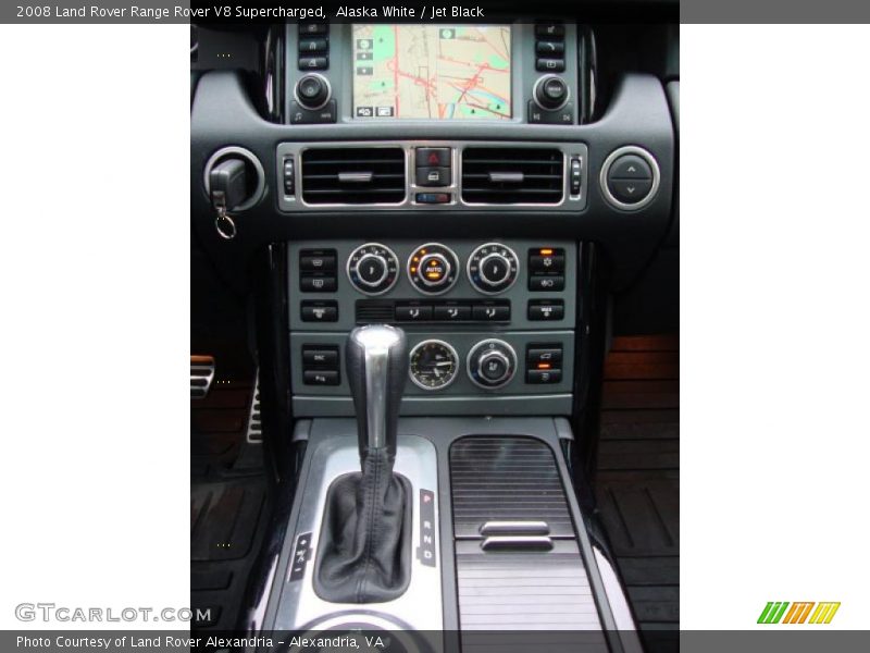 Alaska White / Jet Black 2008 Land Rover Range Rover V8 Supercharged