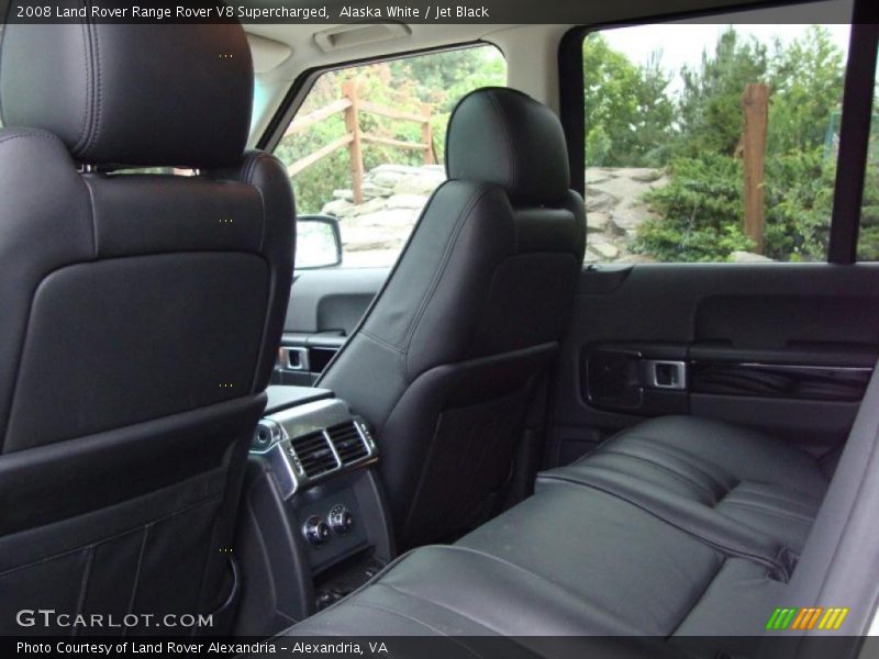 Alaska White / Jet Black 2008 Land Rover Range Rover V8 Supercharged
