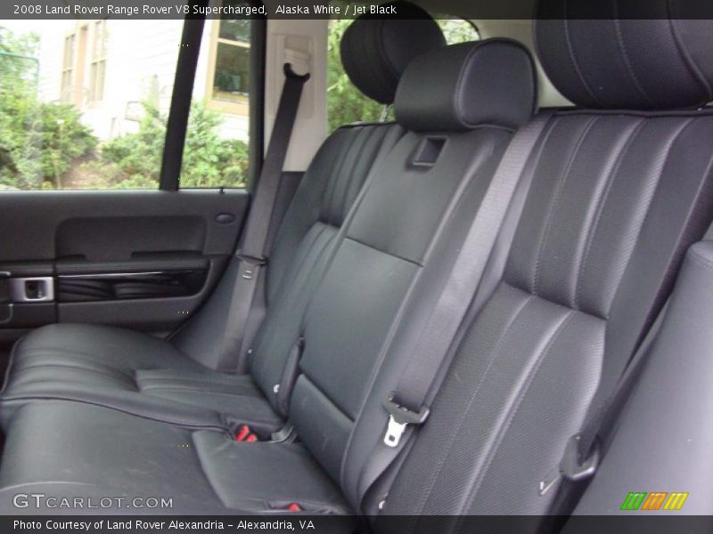 Alaska White / Jet Black 2008 Land Rover Range Rover V8 Supercharged