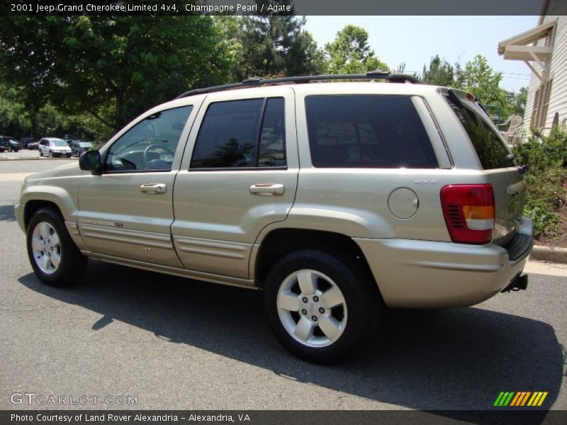Champagne Pearl / Agate 2001 Jeep Grand Cherokee Limited 4x4