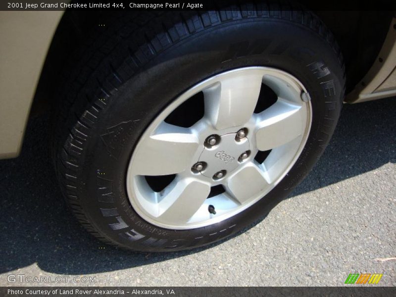 Champagne Pearl / Agate 2001 Jeep Grand Cherokee Limited 4x4