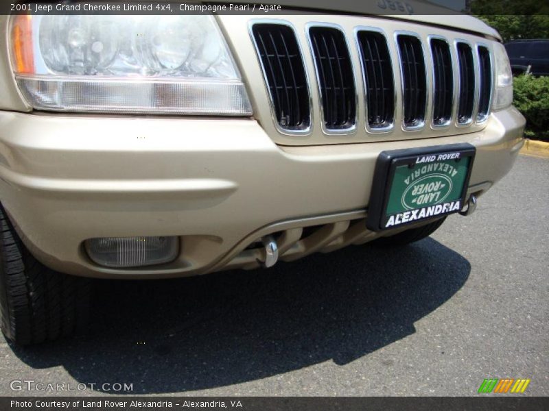 Champagne Pearl / Agate 2001 Jeep Grand Cherokee Limited 4x4