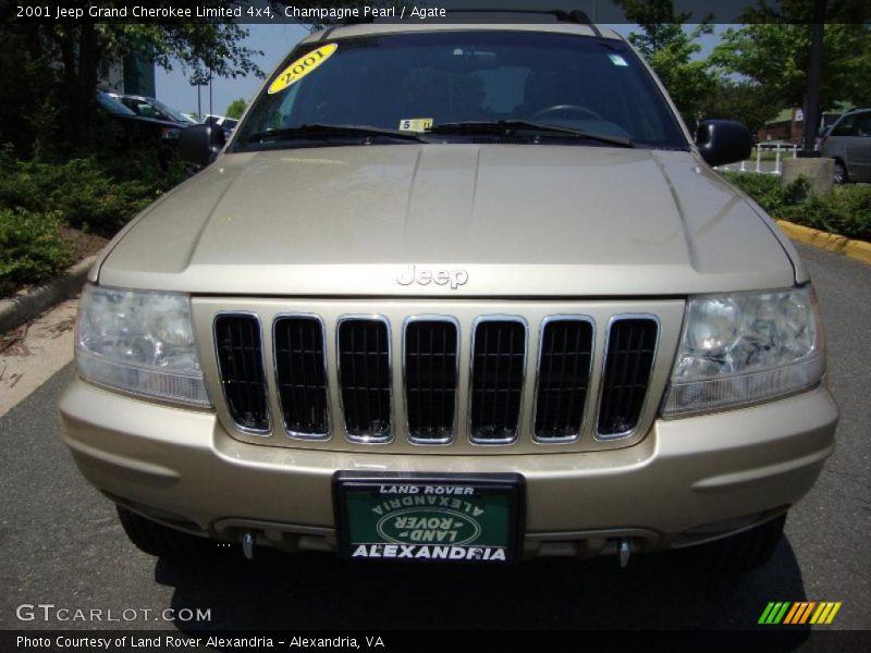 Champagne Pearl / Agate 2001 Jeep Grand Cherokee Limited 4x4