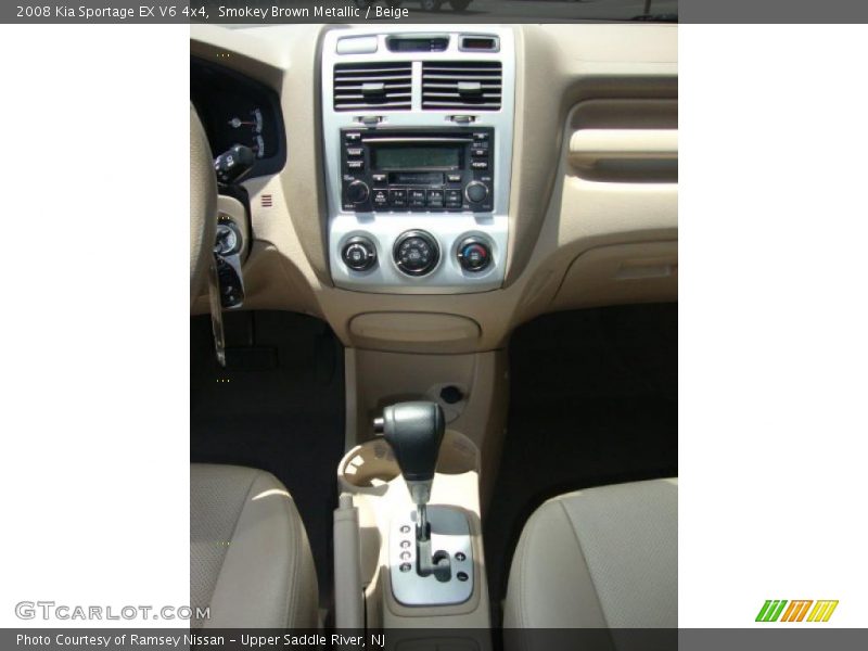Smokey Brown Metallic / Beige 2008 Kia Sportage EX V6 4x4