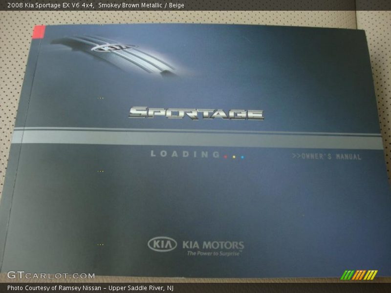 Smokey Brown Metallic / Beige 2008 Kia Sportage EX V6 4x4