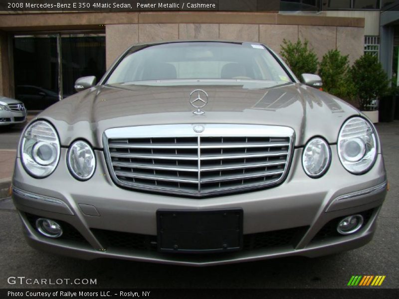 Pewter Metallic / Cashmere 2008 Mercedes-Benz E 350 4Matic Sedan
