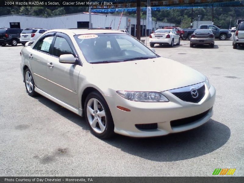 Glacier Silver Metallic / Black 2004 Mazda MAZDA6 s Sedan