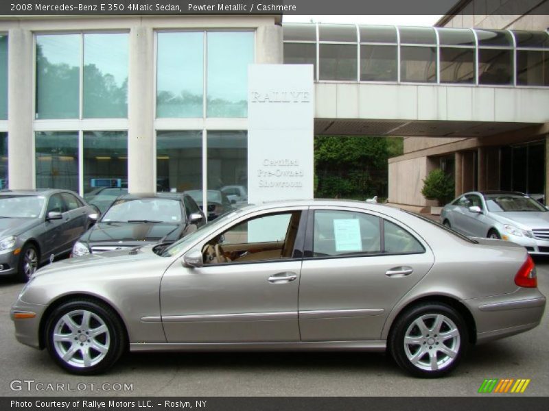 Pewter Metallic / Cashmere 2008 Mercedes-Benz E 350 4Matic Sedan