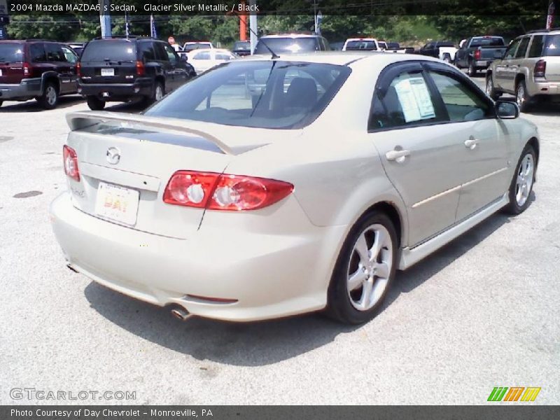 Glacier Silver Metallic / Black 2004 Mazda MAZDA6 s Sedan