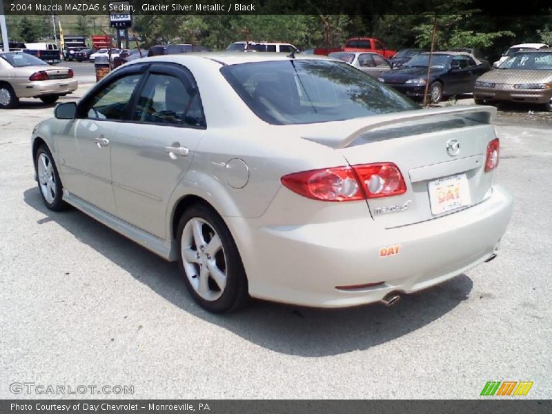 Glacier Silver Metallic / Black 2004 Mazda MAZDA6 s Sedan