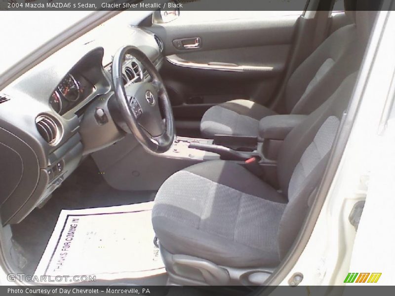 Glacier Silver Metallic / Black 2004 Mazda MAZDA6 s Sedan