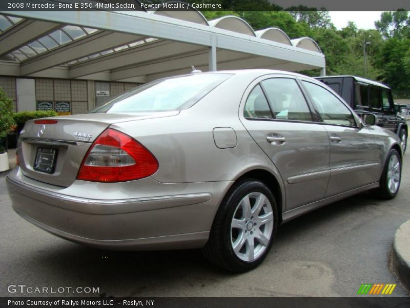 Pewter Metallic / Cashmere 2008 Mercedes-Benz E 350 4Matic Sedan