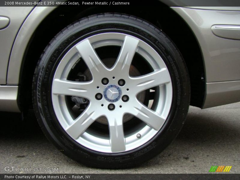 Pewter Metallic / Cashmere 2008 Mercedes-Benz E 350 4Matic Sedan
