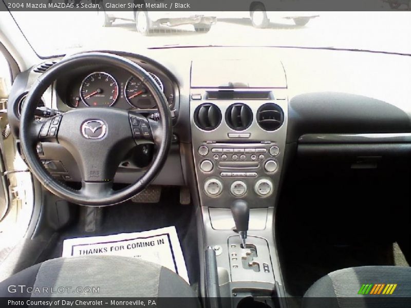 Glacier Silver Metallic / Black 2004 Mazda MAZDA6 s Sedan