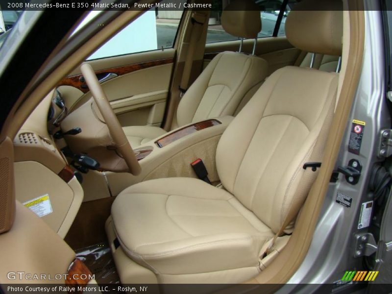 Pewter Metallic / Cashmere 2008 Mercedes-Benz E 350 4Matic Sedan