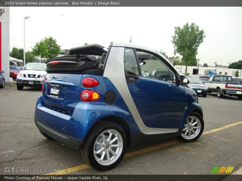 Blue Metallic / Design Black 2009 Smart fortwo passion cabriolet