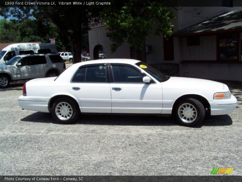 Vibrant White / Light Graphite 1999 Ford Crown Victoria LX