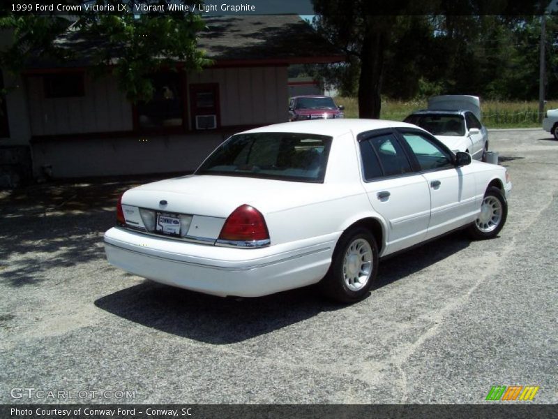 Vibrant White / Light Graphite 1999 Ford Crown Victoria LX