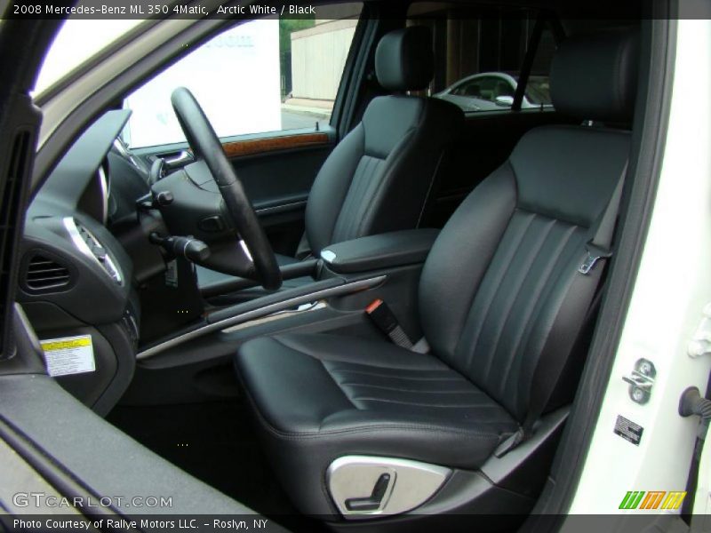 Arctic White / Black 2008 Mercedes-Benz ML 350 4Matic