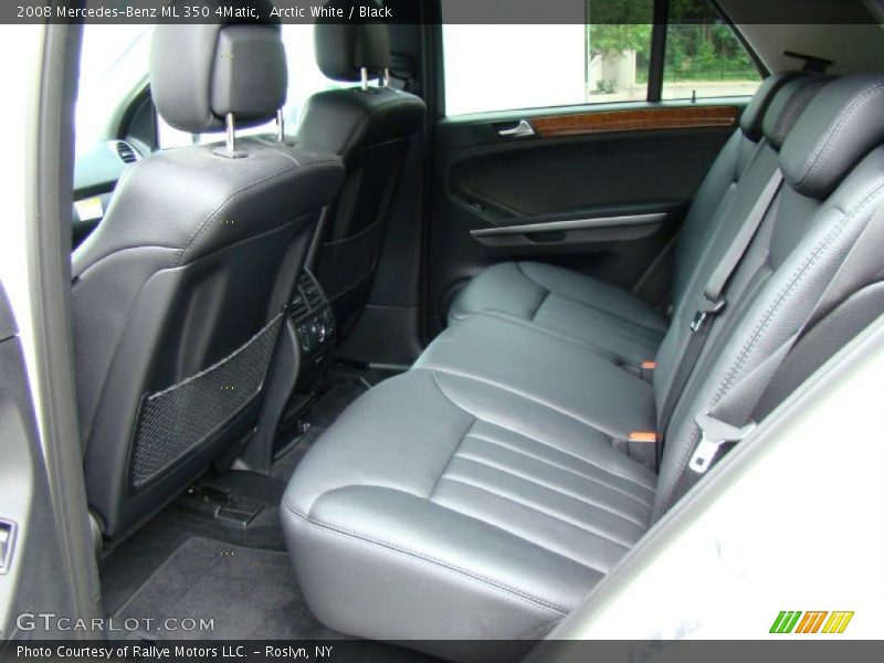 Arctic White / Black 2008 Mercedes-Benz ML 350 4Matic