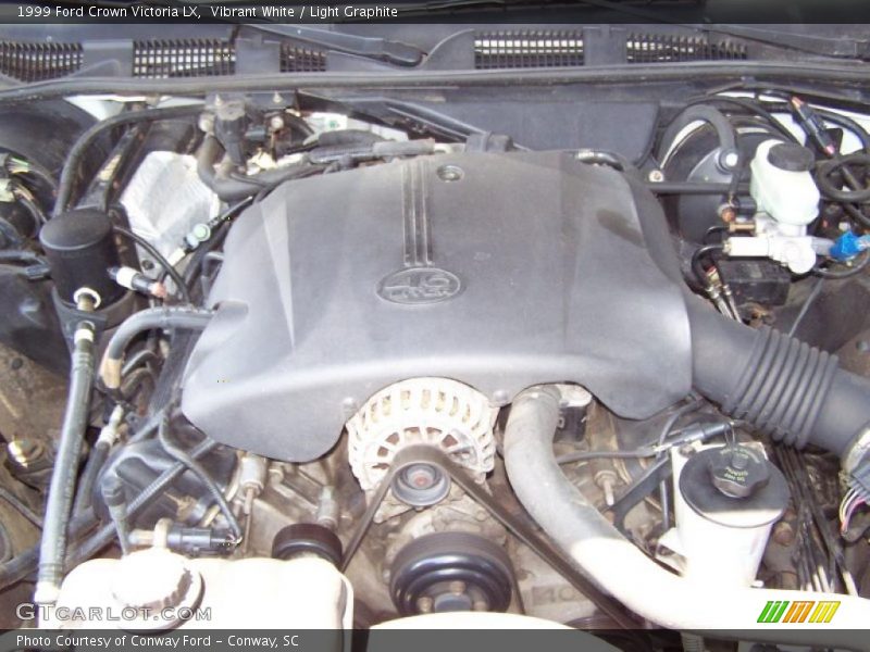 Vibrant White / Light Graphite 1999 Ford Crown Victoria LX