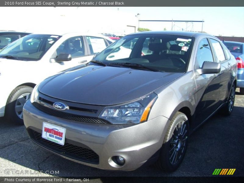 Sterling Grey Metallic / Charcoal Black 2010 Ford Focus SES Coupe
