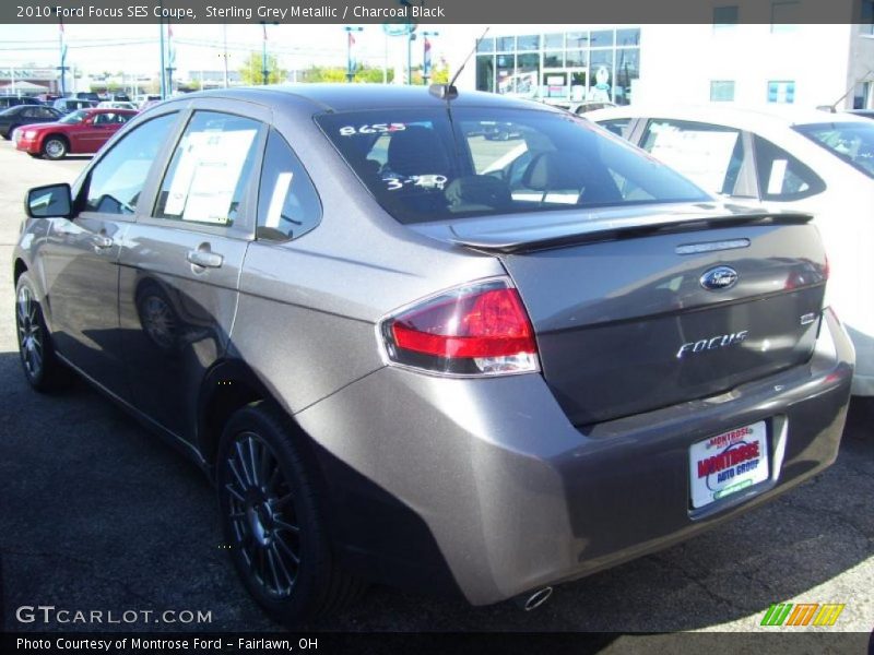 Sterling Grey Metallic / Charcoal Black 2010 Ford Focus SES Coupe