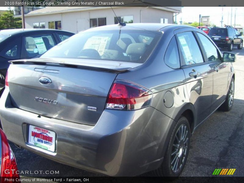 Sterling Grey Metallic / Charcoal Black 2010 Ford Focus SES Coupe