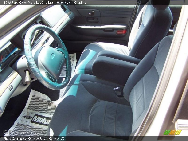 Vibrant White / Light Graphite 1999 Ford Crown Victoria LX