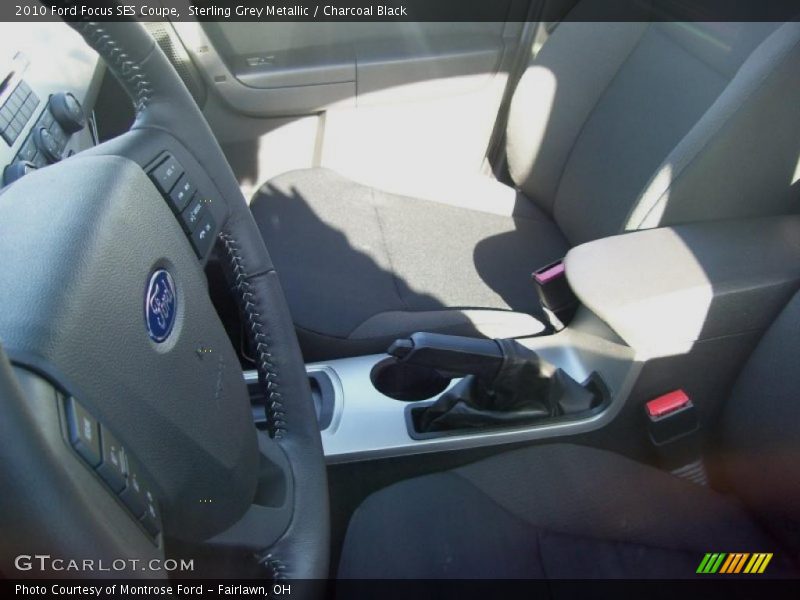 Sterling Grey Metallic / Charcoal Black 2010 Ford Focus SES Coupe