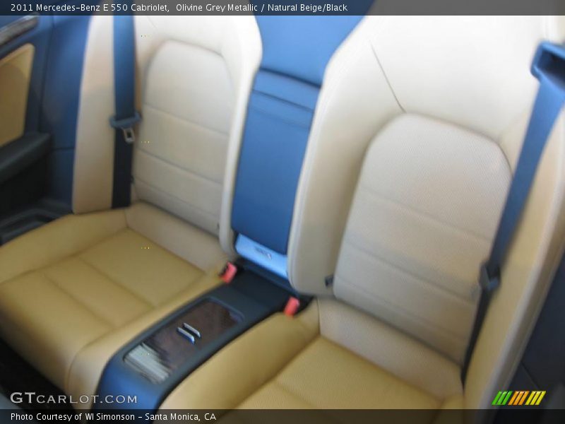 Olivine Grey Metallic / Natural Beige/Black 2011 Mercedes-Benz E 550 Cabriolet
