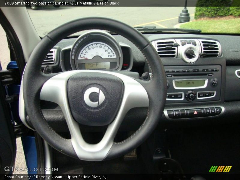 Blue Metallic / Design Black 2009 Smart fortwo passion cabriolet