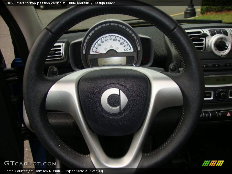 Blue Metallic / Design Black 2009 Smart fortwo passion cabriolet