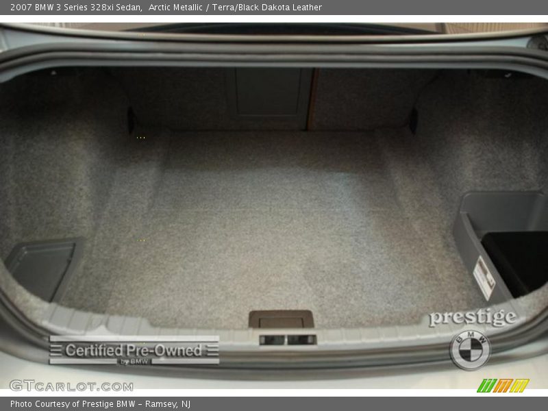 Arctic Metallic / Terra/Black Dakota Leather 2007 BMW 3 Series 328xi Sedan