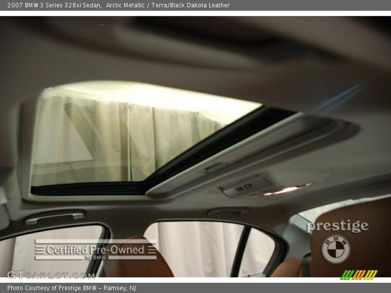 Arctic Metallic / Terra/Black Dakota Leather 2007 BMW 3 Series 328xi Sedan