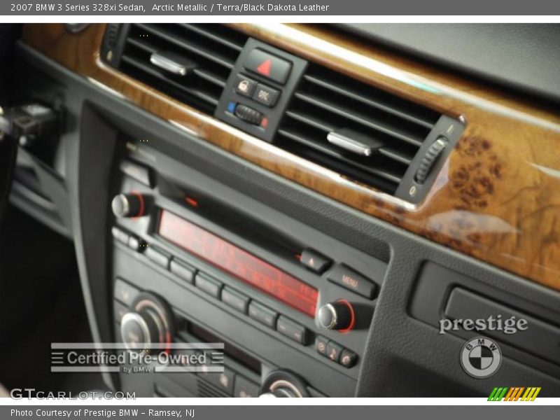 Arctic Metallic / Terra/Black Dakota Leather 2007 BMW 3 Series 328xi Sedan