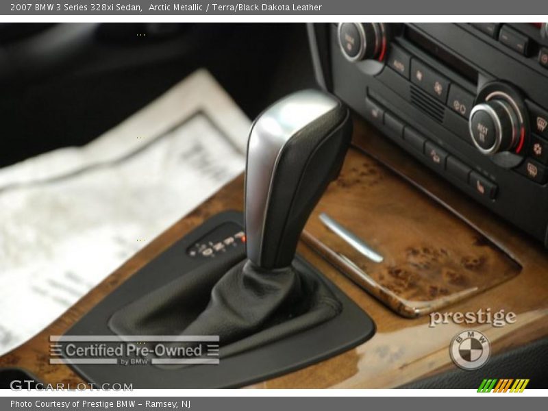 Arctic Metallic / Terra/Black Dakota Leather 2007 BMW 3 Series 328xi Sedan