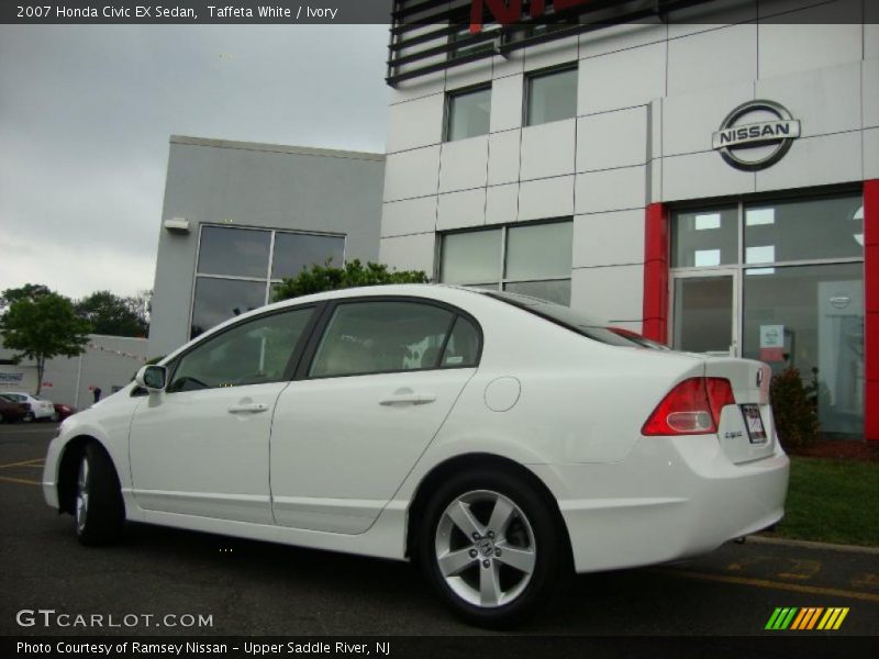 Taffeta White / Ivory 2007 Honda Civic EX Sedan