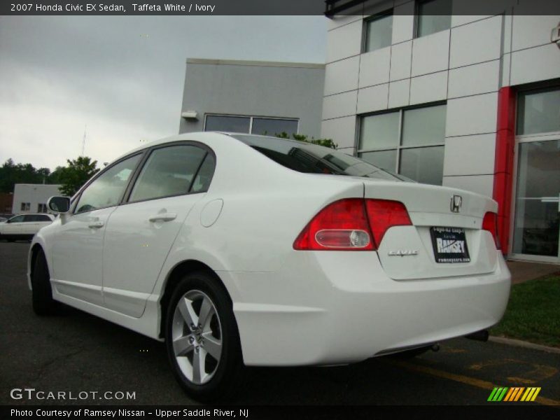 Taffeta White / Ivory 2007 Honda Civic EX Sedan